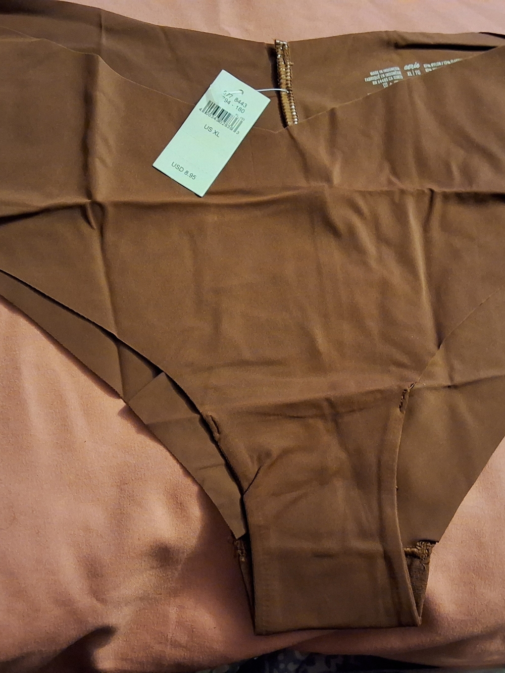 aerie Seamless High-Cut Bikini Briefs - 3 Piece Brown, Gray, Black
